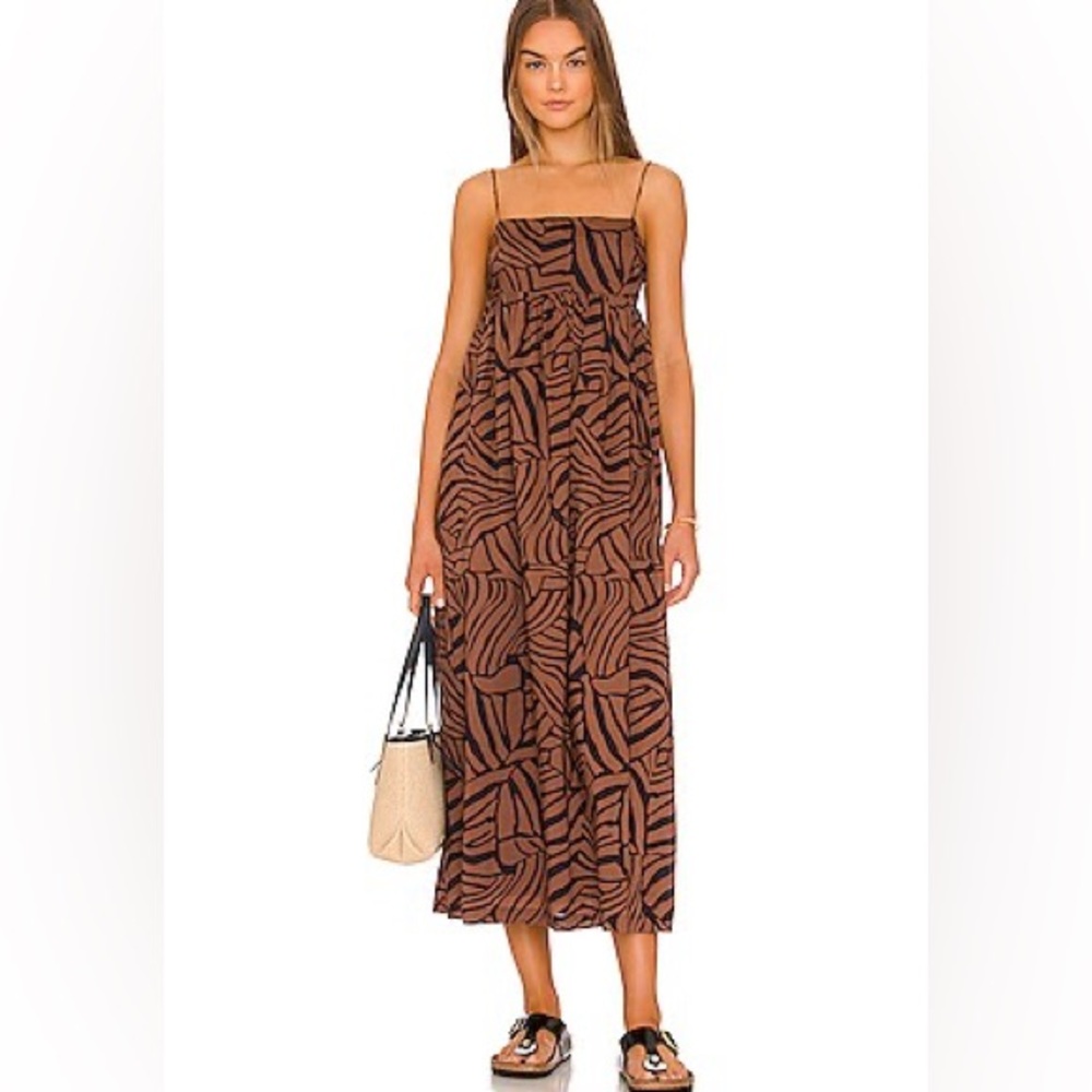 Rails Lucille Maxi Moroccan Night boho zebra MAXI Dress - S